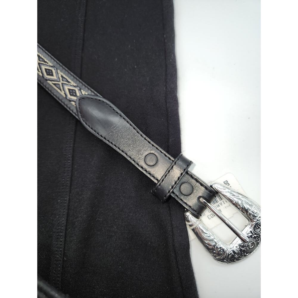 Silver Creek Women's Leather Belt Size 30 NWT A1.13 - Picture 6 of 7
